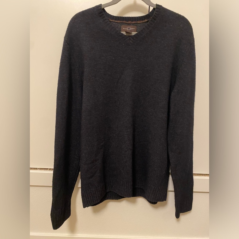 Men’s Wool Sweater With Elbow Patches